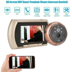 SPIONCINO ELETTRONICO WIFI DIGITALE SCHERMO 4.3'' CAMPANELLO ELETTRONICO CW432