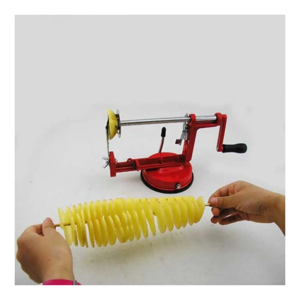 SPIRAL POTATO SLICER CUTTER PATATE CHIPS TAGLIA AFFETTA SPIRALE RICCIOLO TAGLIO