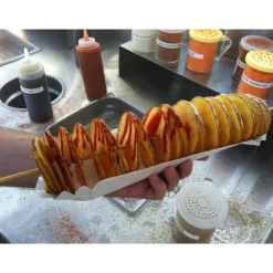 SPIRAL POTATO SLICER CUTTER PATATE CHIPS TAGLIA AFFETTA SPIRALE RICCIOLO TAGLIO