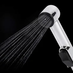 SPRUZZATORE DOCCETTA PER BIDET WC DOCCIA VASCA BAGNO PULIZIA 18 CM SILVER 87548