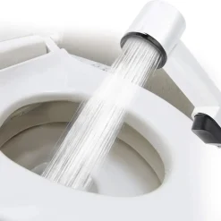 SPRUZZATORE DOCCETTA PER BIDET WC DOCCIA VASCA BAGNO PULIZIA 18 CM SILVER 87548