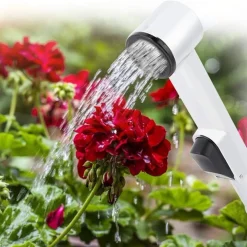 SPRUZZATORE DOCCETTA PER BIDET WC DOCCIA VASCA BAGNO PULIZIA 18 CM SILVER 87548