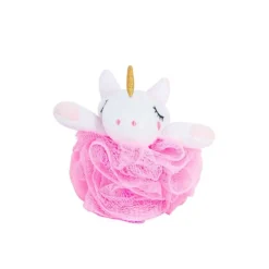 SPUGNA A RETINA PER DOCCIA BAGNO SPUGNETTA ESFOLIANTE PELLE CORPO CON UNICORNO 87249