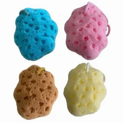 SPUGNA CORPO BAGNO DOCCIA CORDINO MORBIDA MASSAGGIO TONIFICANTE COLORATA 79239
