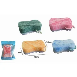 SPUGNA CORPO BAGNO DOCCIA CON EFFETTO CORDINO MORBIDA MASSAGGIO TONIFICANTE 79236