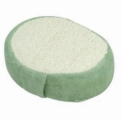 SPUGNA DA DOCCIA BAGNO ESFOLIANTE SCRUB PELLE CORPO OVALE CON FASCIA VERDE 79656