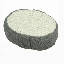 SPUGNA DOCCIA BAGNO ESFOLIANTE SCRUB PELLE CORPO OVALE CON FASCIA GRIGIA 79659