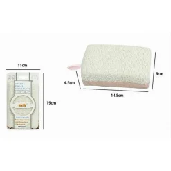SPUGNA DOCCIA ESFOLIANTE TONICA RILASSA PER CURA DI PELLE CORPO BAGNO ROSA 79637