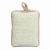 SPUGNA DOCCIA ESFOLIANTE BAGNO PER CURA CORPO BOMBATA 13X9.5X4.5 CM ROSA 79649