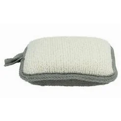 SPUGNA DOCCIA ESFOLIANTE BAGNO PER CURA CORPO BOMBATA 13X9.5X4.5 CM GRIGIO 79653