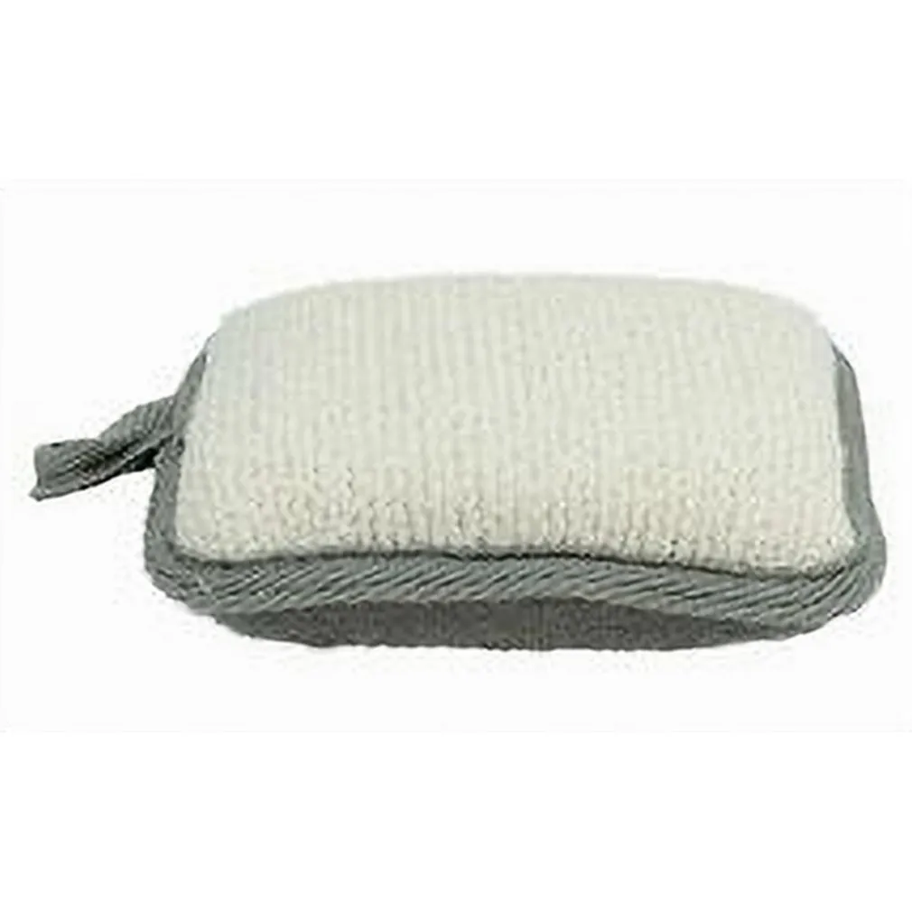 SPUGNA DOCCIA ESFOLIANTE BAGNO PER CURA CORPO BOMBATA 13X9.5X4.5 CM GRIGIO 79653