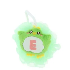 SPUGNA DOCCIA SPUGNETTA A RETE BAGNO PELLE CORPO CON PULCINO COLORATO LETTERA 10779