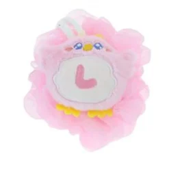 SPUGNA DOCCIA SPUGNETTA A RETE BAGNO PELLE CORPO CON PULCINO COLORATO LETTERA 10779