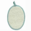 SPUGNA PER DOCCIA BAGNO ESFOLIANTE CURA PELLE CORPO 13X18 CM AZZURRA OVALE 79646