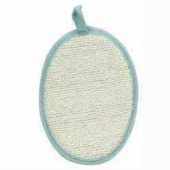 SPUGNA PER DOCCIA BAGNO ESFOLIANTE CURA PELLE CORPO 13X18 CM AZZURRA OVALE 79646