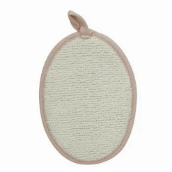 SPUGNA PER DOCCIA BAGNO ESFOLIANTE PER CURA PELLE CORPO 13X18CM ROSA OVALE 79643