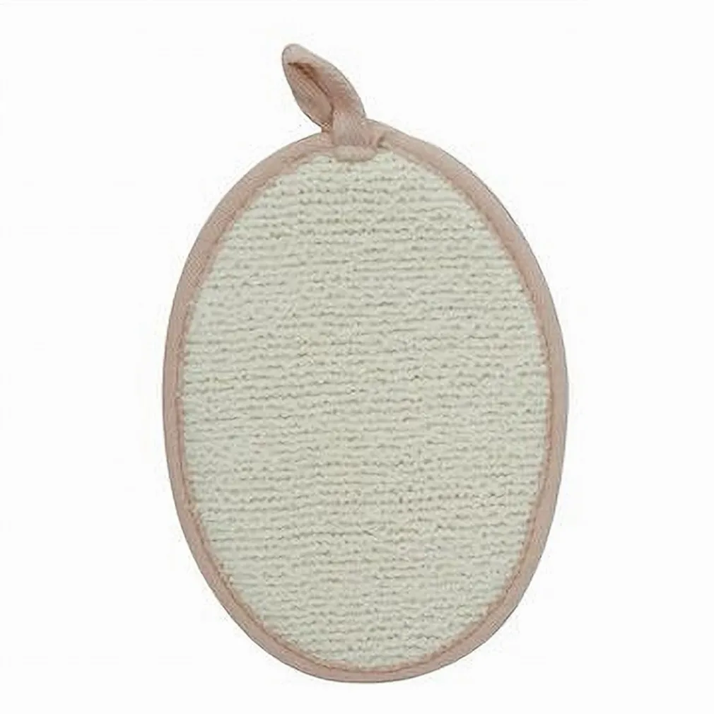 SPUGNA PER DOCCIA BAGNO ESFOLIANTE PER CURA PELLE CORPO 13X18CM ROSA OVALE 79643