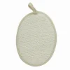SPUGNA PER DOCCIA BAGNO ESFOLIANTE CURA PELLE CORPO 13 X 18 CM BEIGE OVALE 79645