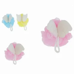 SPUGNA PER DOCCIA DA BAGNO SPUGNETTA A RETINA PELLE CORPO CON ALI ANGELO 87246