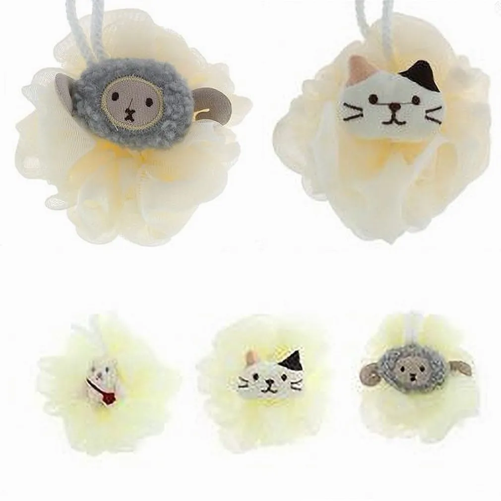 SPUGNA PER DOCCIA DA BAGNO SPUGNETTA A RETINA PELLE CORPO CON ANIMALETTI 87247