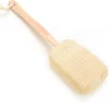 SPUGNA PER DOCCIA MANICO LEGNO 36CM BAGNO MASSAGGIO RILASSANTE ESFOLIANTE CORPO