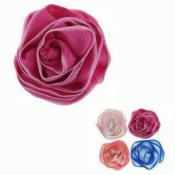 SPUGNA RETINA CORPO BAGNO DOCCIA SPUGNETTA COLORATA ESFOLIANTE FORMA ROSA 10687