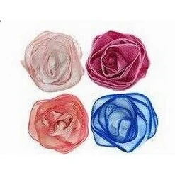 SPUGNA RETINA CORPO BAGNO DOCCIA SPUGNETTA COLORATA ESFOLIANTE FORMA ROSA 10687