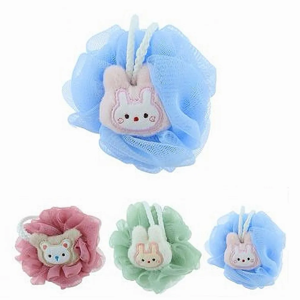 SPUGNA RETINA PER DOCCIA BAGNO SPUGNETTA A RETE CON ANIMALETTI PELLE CORPO 10685