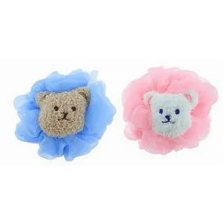 SPUGNA RETINA PER DOCCIA DA BAGNO SPUGNETTA A RETE CON ORSETTO PELLE CORPO 10686