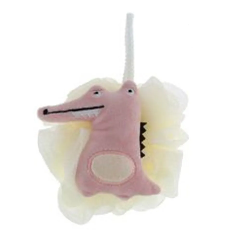 SPUGNA RETINA PER DOCCIA BAGNO SPUGNETTA ESFOLIANTE PELLE CORPO CON ANIMALE PELUCHE 87248