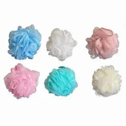 SPUGNA RETINA PER DOCCIA DA BAGNO SPUGNETTA A RETE PELLE CORPO COLORATE 79243