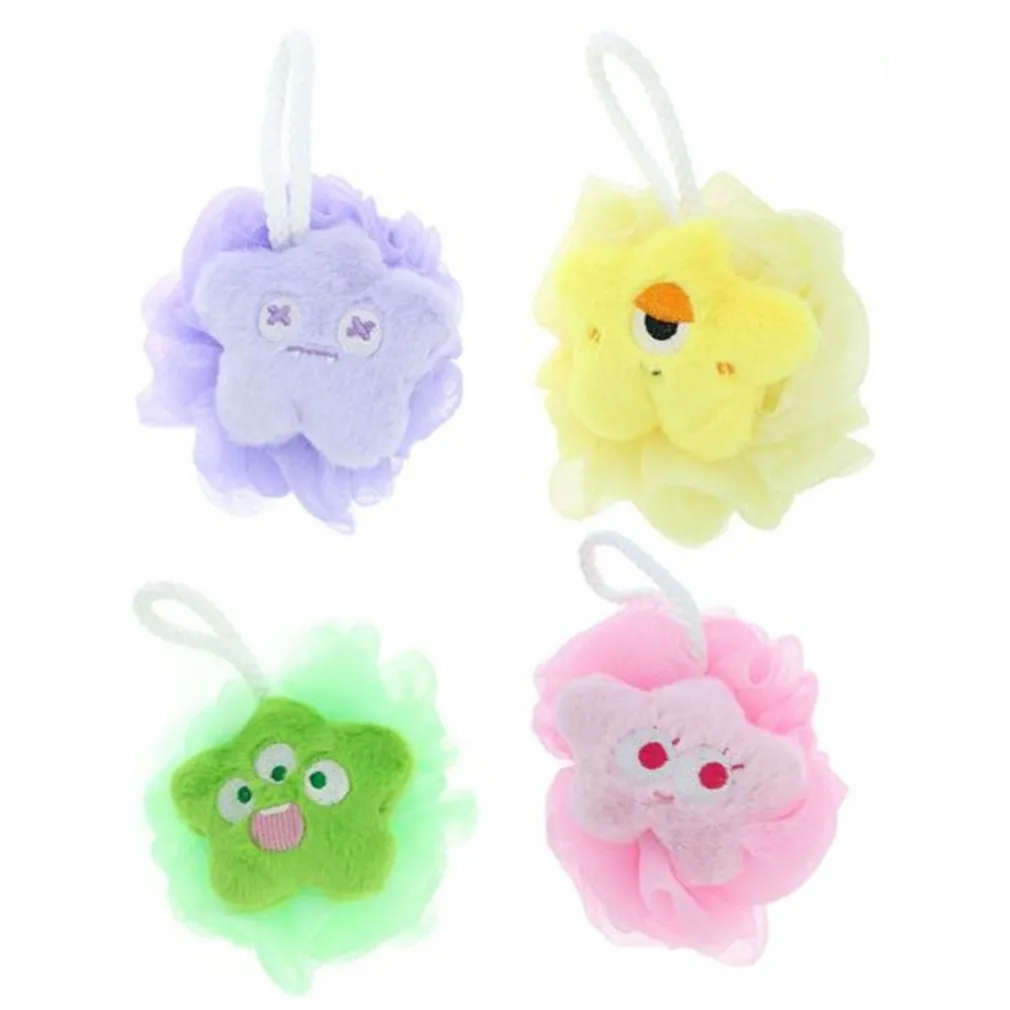 SPUGNA SPUGNETTA DOCCIA A RETE BAGNO ESFOLIANTE PELLE CORPO CON STELLA FACCIE 10781