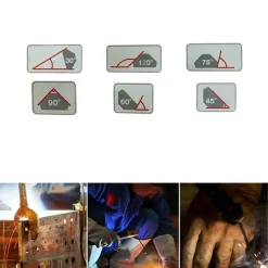 SQUADRA MAGNETICA MAGNETE SALDATURA 30° 45° 60° 75° 90° 120° 50LB 22KG ESAGONALE