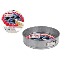 STAMPO A CERNIERA RIMOVIBILE DA FORNO ROTONDO IN ACCIAIO 28X6,8CM UTENSILE CUCINA 655862I