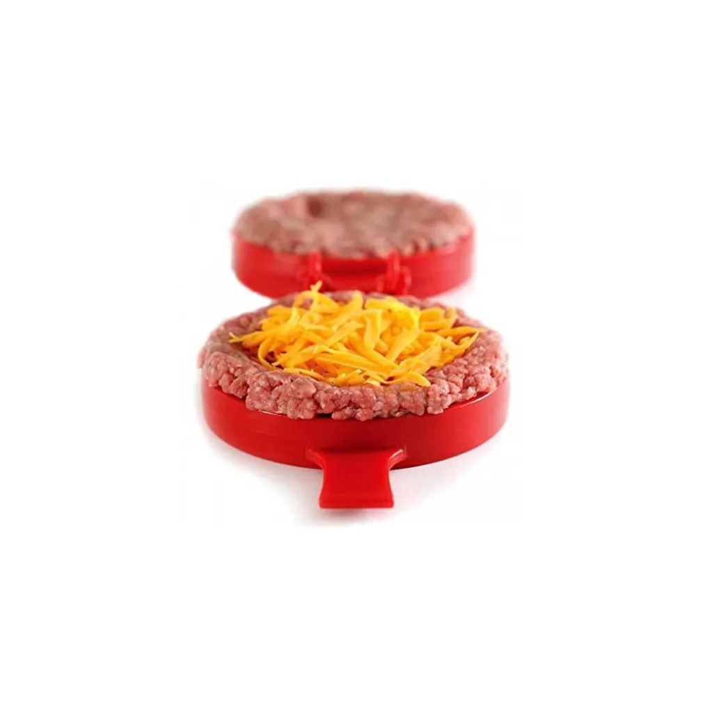 STAMPO MANUALE PER CARNE MACINATA HAMBURGER BURGER NORMALI RIPIENI FARCITI STUFZ