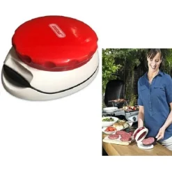 STAMPO PRESSA MACCHINA MANUALE PER HAMBURGHER POLPETTONE CARNE MACINATA Q-RB8