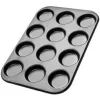 STAMPO TEGLIA ANTIADERENTE 12 POSTI PER MUFFIN RUOTO CAPCAKE PASTICCERIA