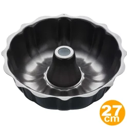 STAMPO TEGLIA TORTIERA PER DOLCE TORTA CIAMBELLA ANTIADERENTE ROTONDO 27CM