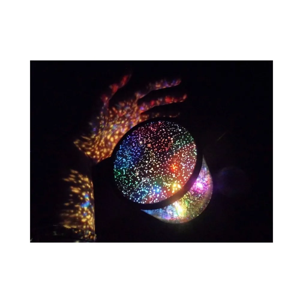 STAR MASTER LAMPADA PROIETTORE DI STELLE LED COLORI NOTTE EFFETTO CIELO STELLATO