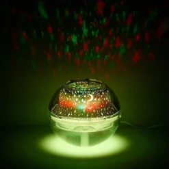 STAR MASTER UMIDIFICATORE DIFFUSORE AROMI LAMPADA LED RGB PROIETTORE DI STELLE