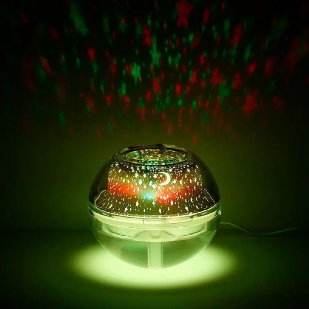 STAR MASTER UMIDIFICATORE DIFFUSORE AROMI LAMPADA LED RGB PROIETTORE DI STELLE