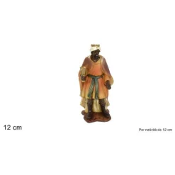 STATUINA BALDASSARRE 12CM PER PRESEPE IN RESINA DECORO NATALE NATALIZIO NATIVITÀ