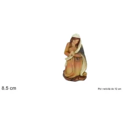 STATUINA MADONNA 8.5CM PER PRESEPE IN RESINA DECORO NATALE NATALIZIO NATIVITA'