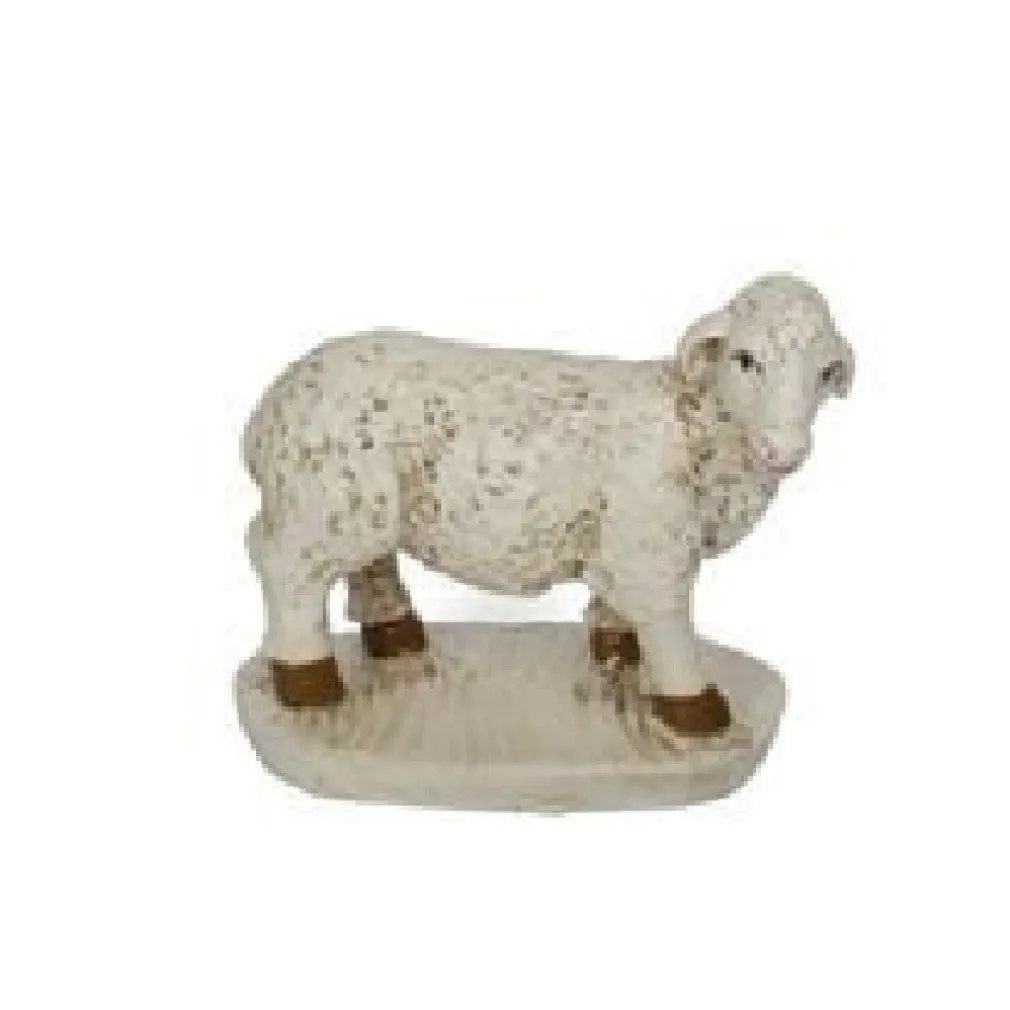 STATUINA PECORA 7.5 CM PER PRESEPE IN RESINA DECORO NATALE NATALIZIO NATIVITÀ