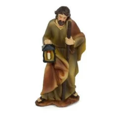 STATUINA SAN GIUSEPPE 12CM PER PRESEPE IN RESINA DECORO NATALE NATALIZI NATIVITÀ