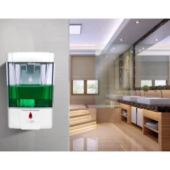 STAZIONE IGIENIZZANTE COMPLETA DI COLONNINA E DOSATORE GEL SAPONE AUTOMATICO