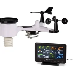 STAZIONE METEO BAROMETRICA PROFESSIONALE CON DATA ORA RADIOCONTROLLATA WIFI APP