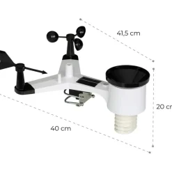STAZIONE METEO BAROMETRICA PROFESSIONALE CON DATA ORA RADIOCONTROLLATA WIFI APP