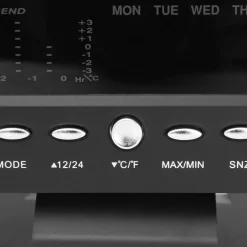 STAZIONE METEO IGROMETRO OROLOGIO SVEGLIA DA TAVOLO DISPLAY LCD COLOR SENZA FILI