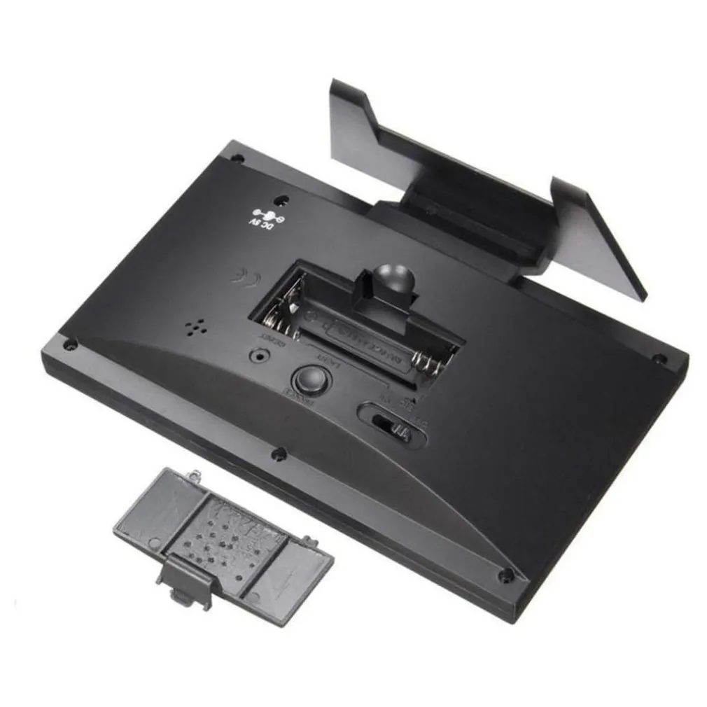 STAZIONE METEO IGROMETRO OROLOGIO SVEGLIA DA TAVOLO DISPLAY LCD COLOR SENZA FILI